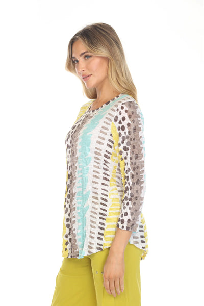Round-Neck Top Mint Twist by Carine