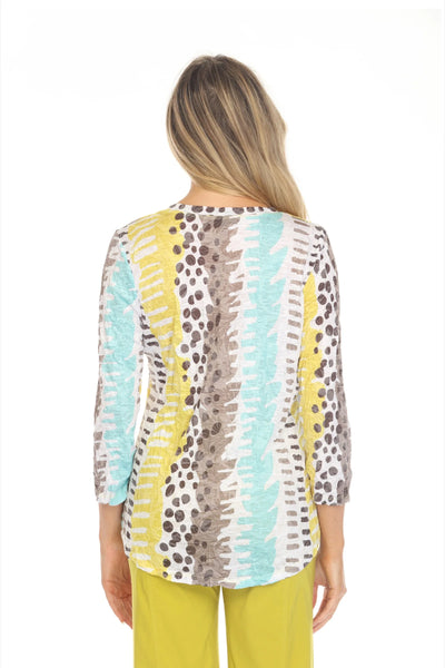 Round-Neck Top Mint Twist by Carine