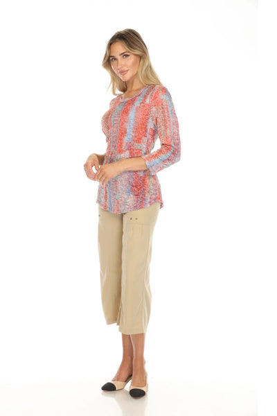 Round-Neck Top Coral Haze by Carine
