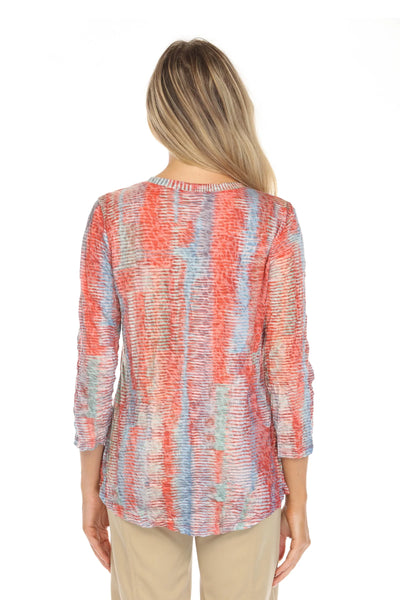 Round-Neck Top Coral Haze by Carine