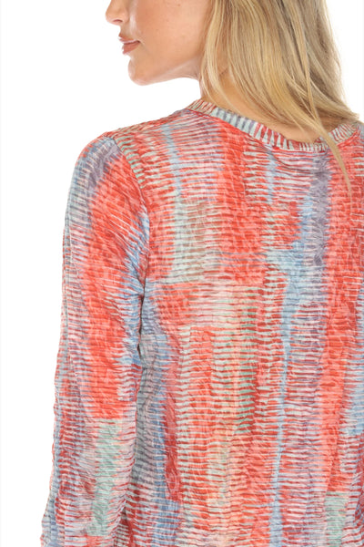 Round-Neck Top Coral Haze by Carine