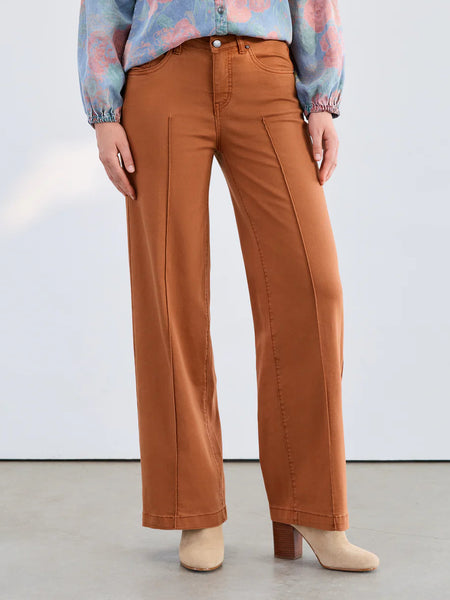 Olivia Wide Leg Denim Bronze by FDJ