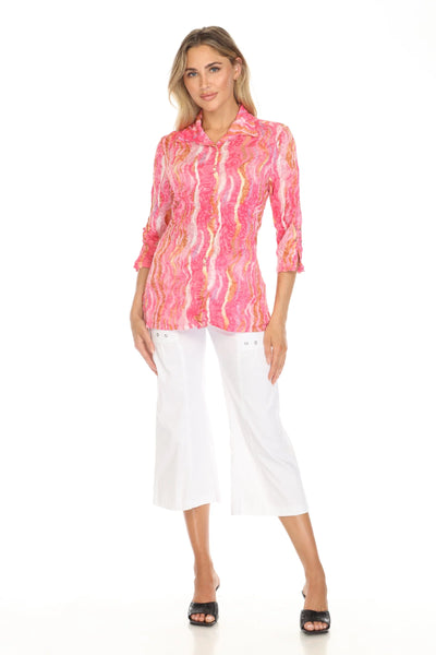 Sabrina Shirt Pink Flame by Carine