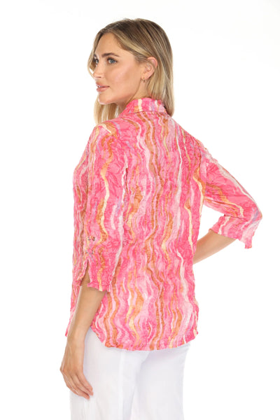 Sabrina Shirt Pink Flame by Carine