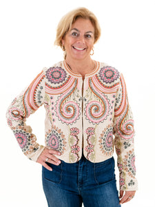 Lined Embroidered Jacket by Tribal