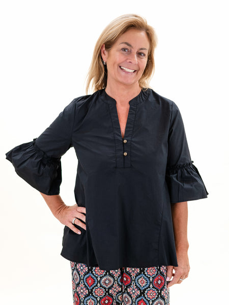 Melody Top Black by Duffield Lane