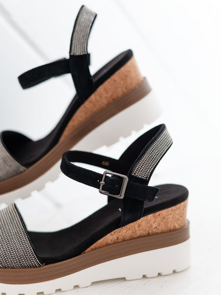 Cedra Black Suede by Vaneli