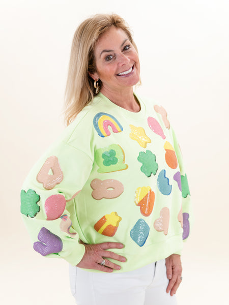 Lucky Charm Icon Sweatshirt by Queen of Sparkles
