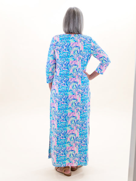 3/4 Sleeve VNeck Maxi by Lulu B