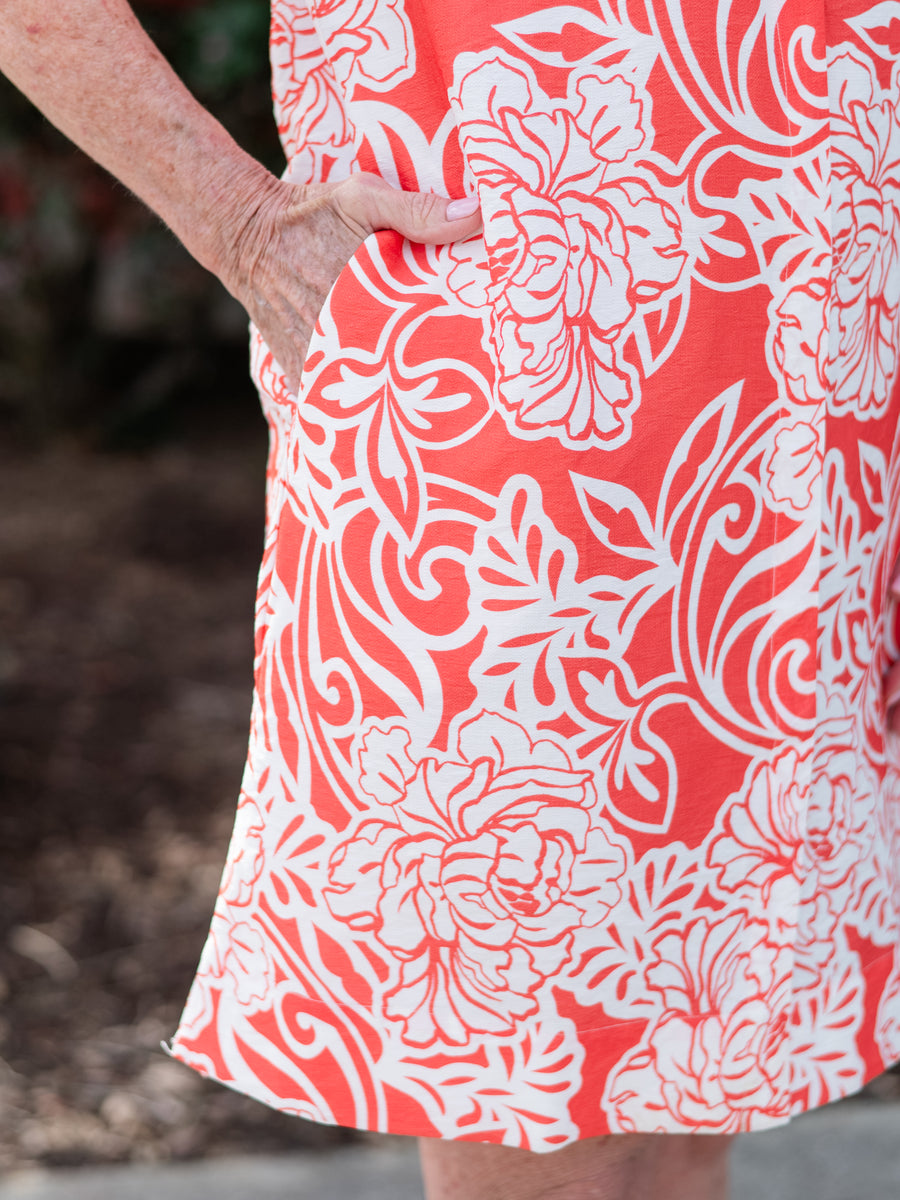 Floral Short Sleeve Dress by Boho Chic – Tassels