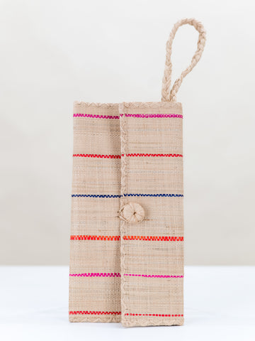 ChiChi Straw Clutch Wristlet