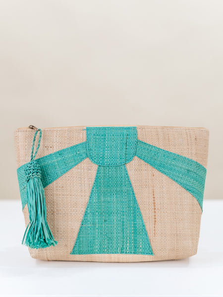 Sunburst Cosmetic Clutch w/ Tassel