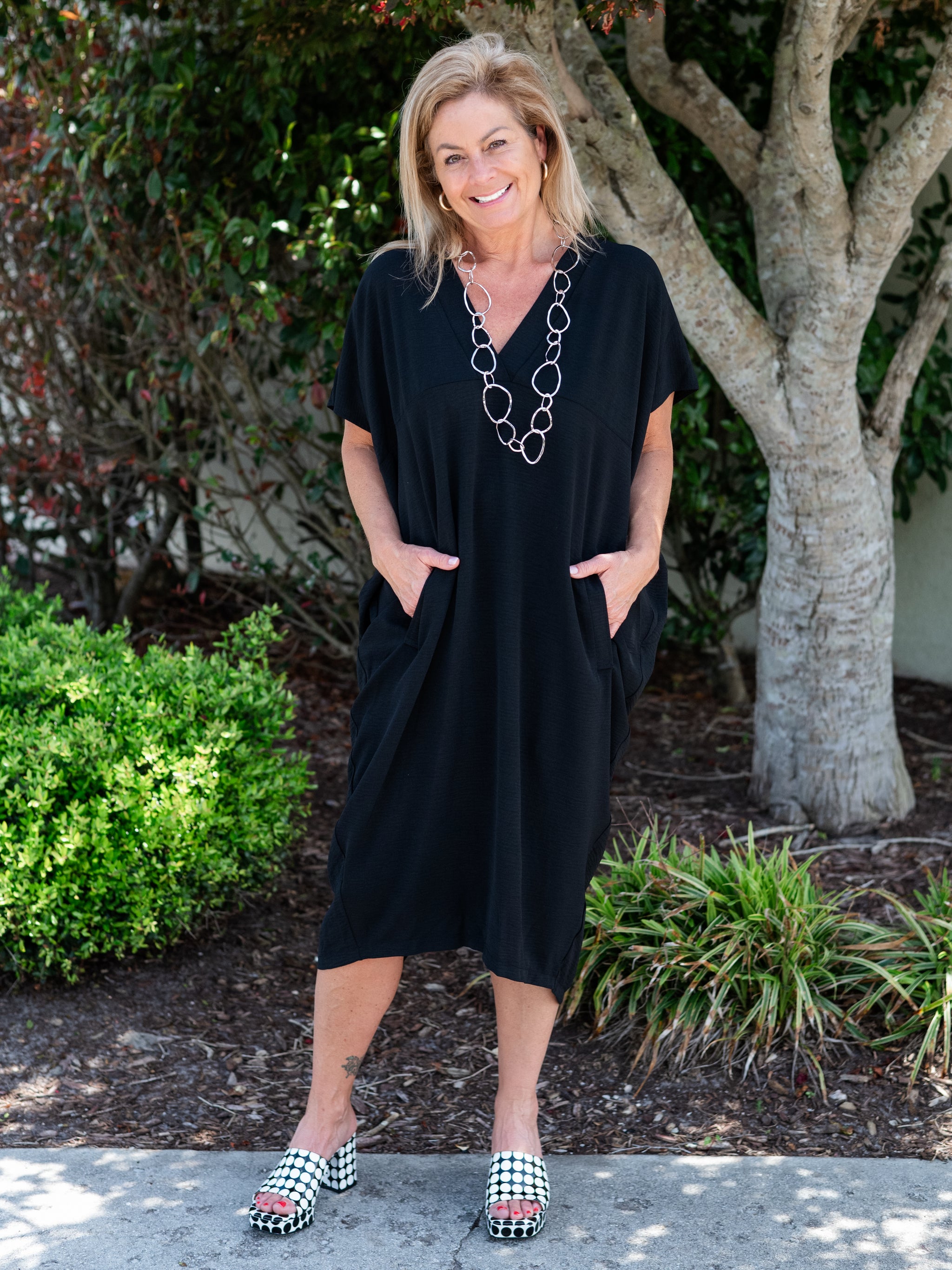 Caftan with pockets best sale