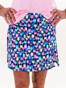 Wine Skort by Lulu B