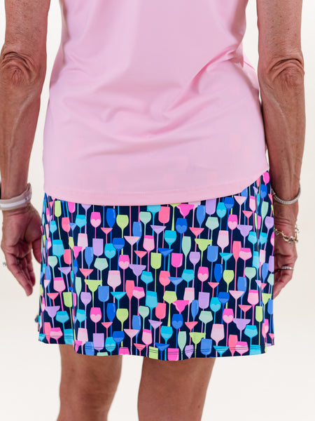 Wine Skort by Lulu B