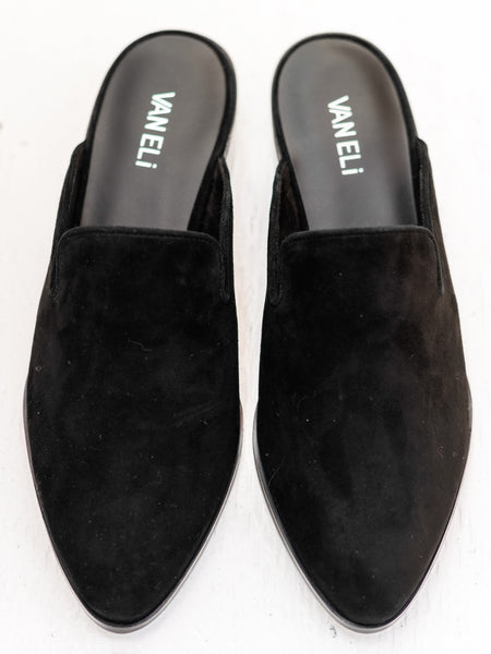 Teja Black Suede by Vaneli