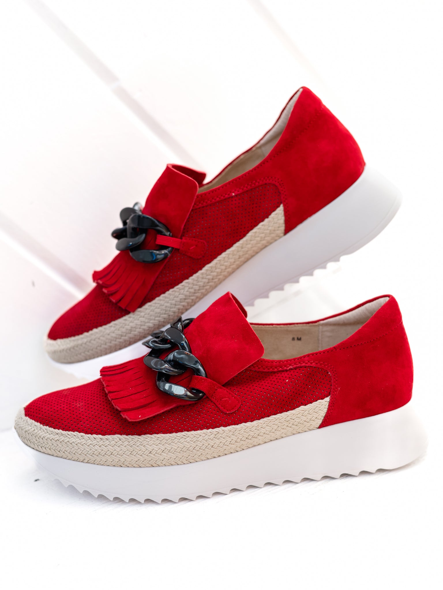 Qerene Red Suede by Vaneli