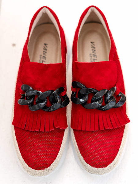 Qerene Red Suede by Vaneli