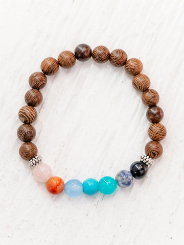 Prayer Bracelet Brown by The Bead Lady