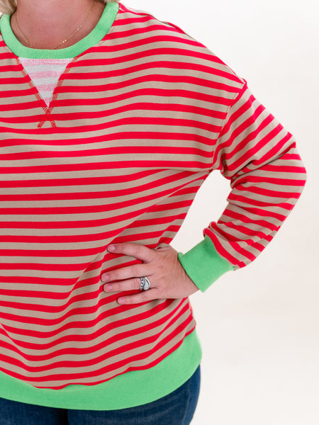 Jolly Striped Top by First Love