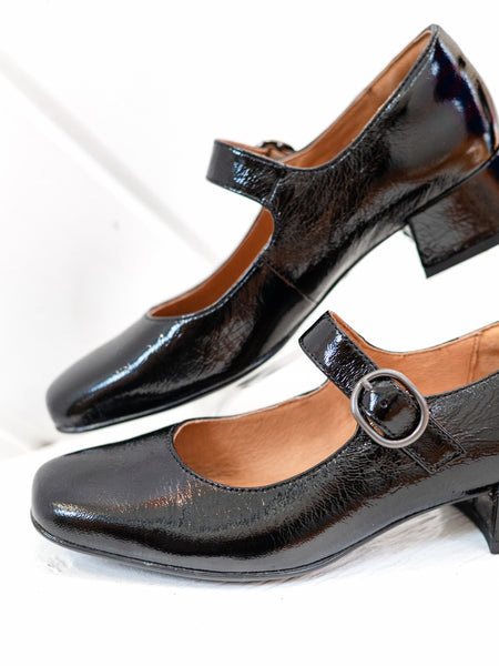 Laura Black Patent by Sofft Shoe