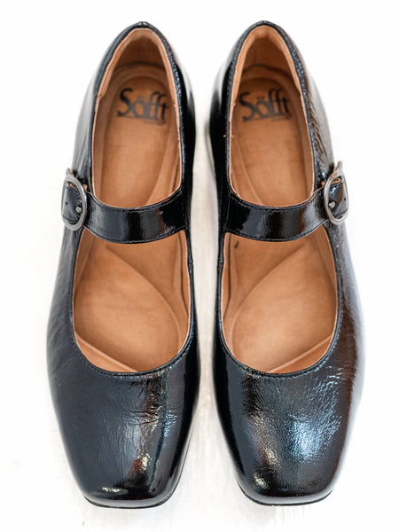 Laura Black Patent by Sofft Shoe