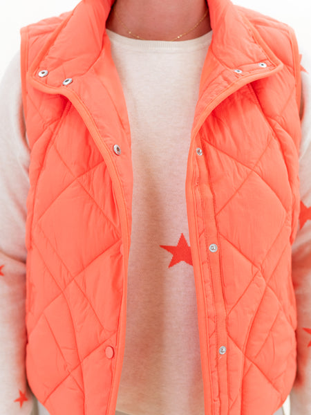 Quilted A-Line Puffer Vest by Tribal