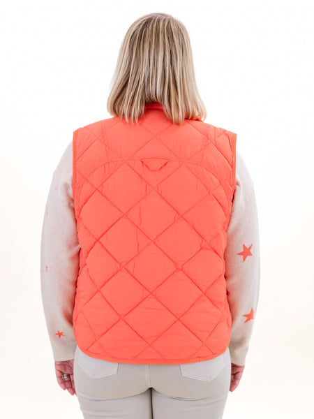 Quilted A-Line Puffer Vest by Tribal