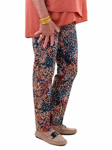 Pull On Tummy Control Ankle Pant Multi by Renuar