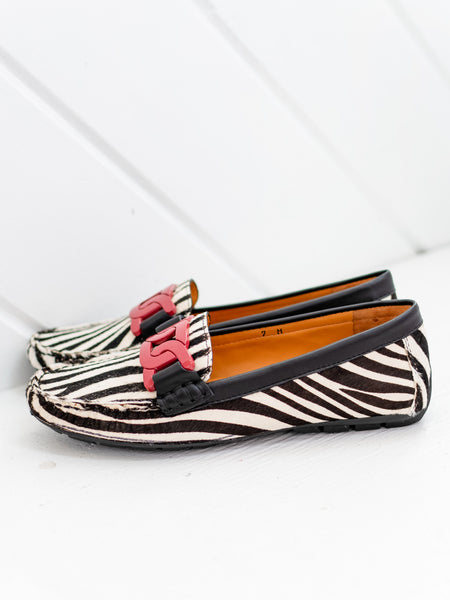 Aiker Blk/White Zebra Hair by Vaneli