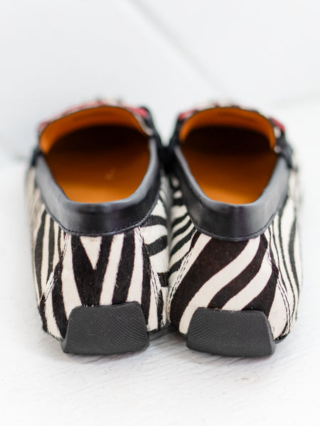 Aiker Blk/White Zebra Hair by Vaneli