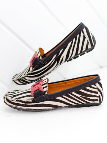 Aiker Blk/White Zebra Hair by Vaneli