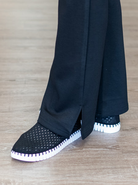 Pull On Travel Pant Black by Lulu B