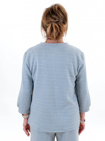 Waffle Knit Lounge Top by Multiples