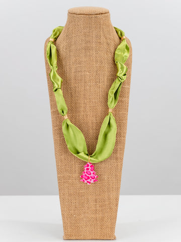 Cheetah Tree Scarf Necklace by Stella Bella