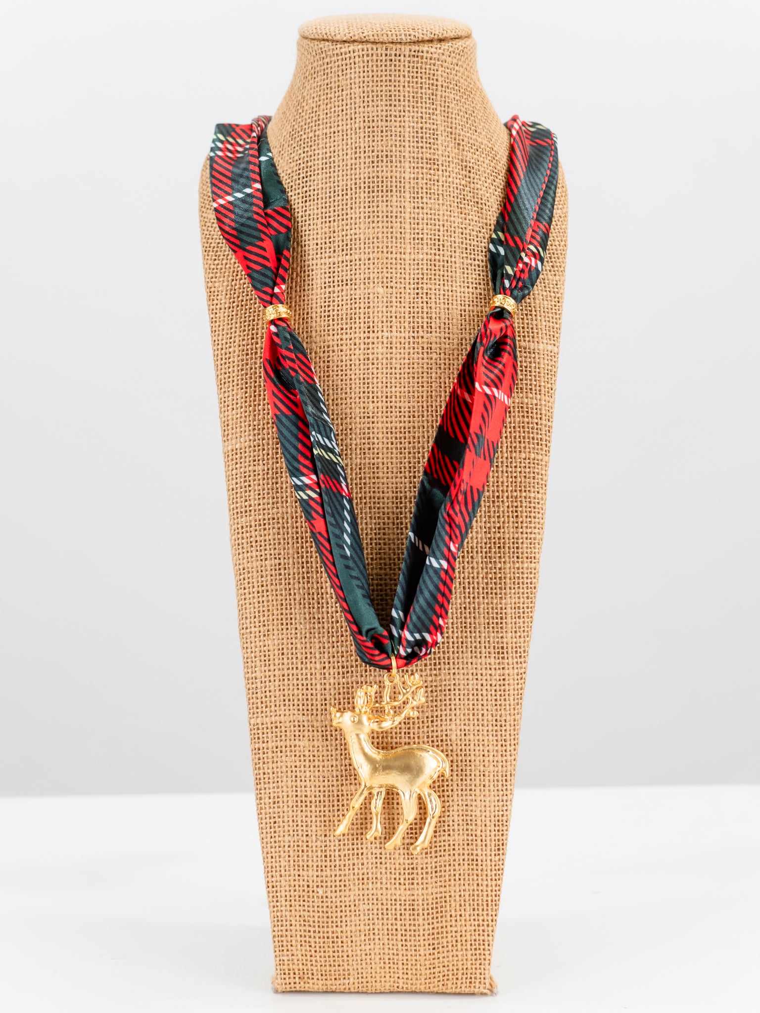 Rudolph Scarf Necklace by Stella Bella
