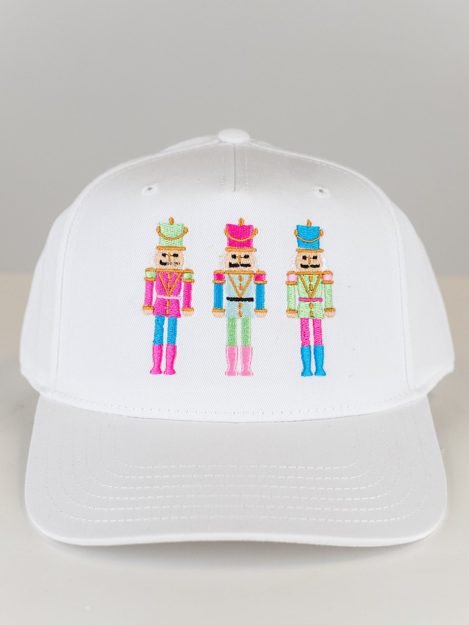 Nutcracker Canvas Trucker Hat White