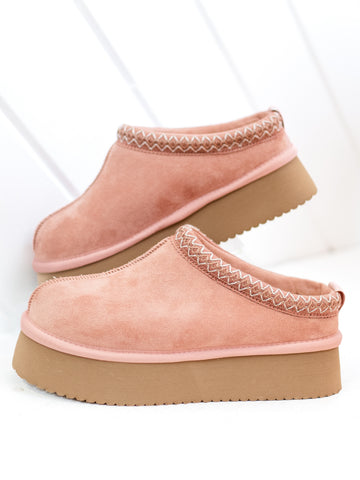 Pillow Talk Blush Faux Suede by Corky's