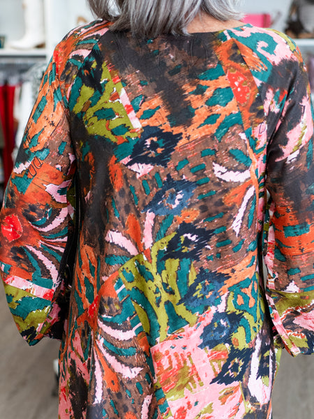 Diamonds VNeck L/S Dress by Orientique