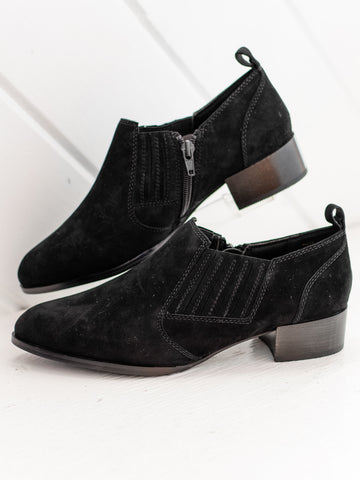 Tess Black Suede by Vaneli