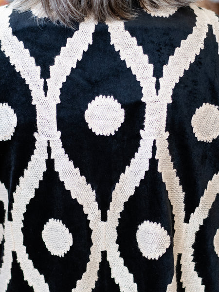 Tapestry Open Front Oversized Jacket by John Mark