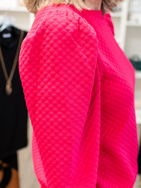 Embossed Textured Top by Jodifl