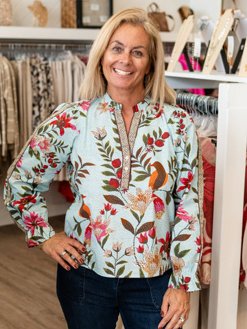 Ashley Top Opal Mosaic by Maude