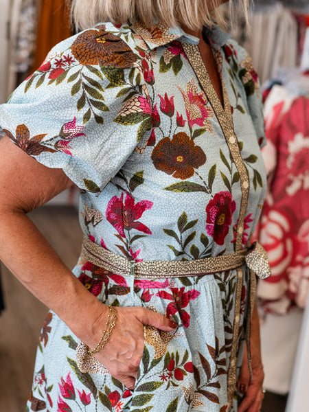 Della Dress Opal Mosaic by Maude