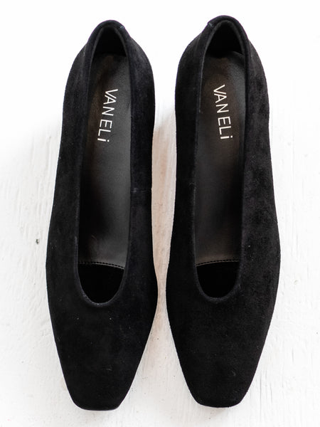 Solara Black Suede by Vaneli