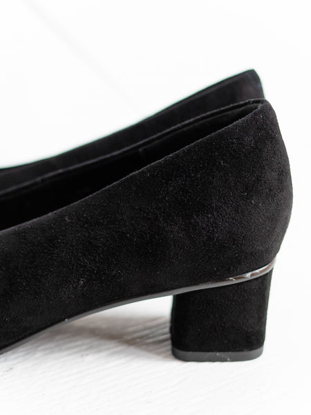 Solara Black Suede by Vaneli