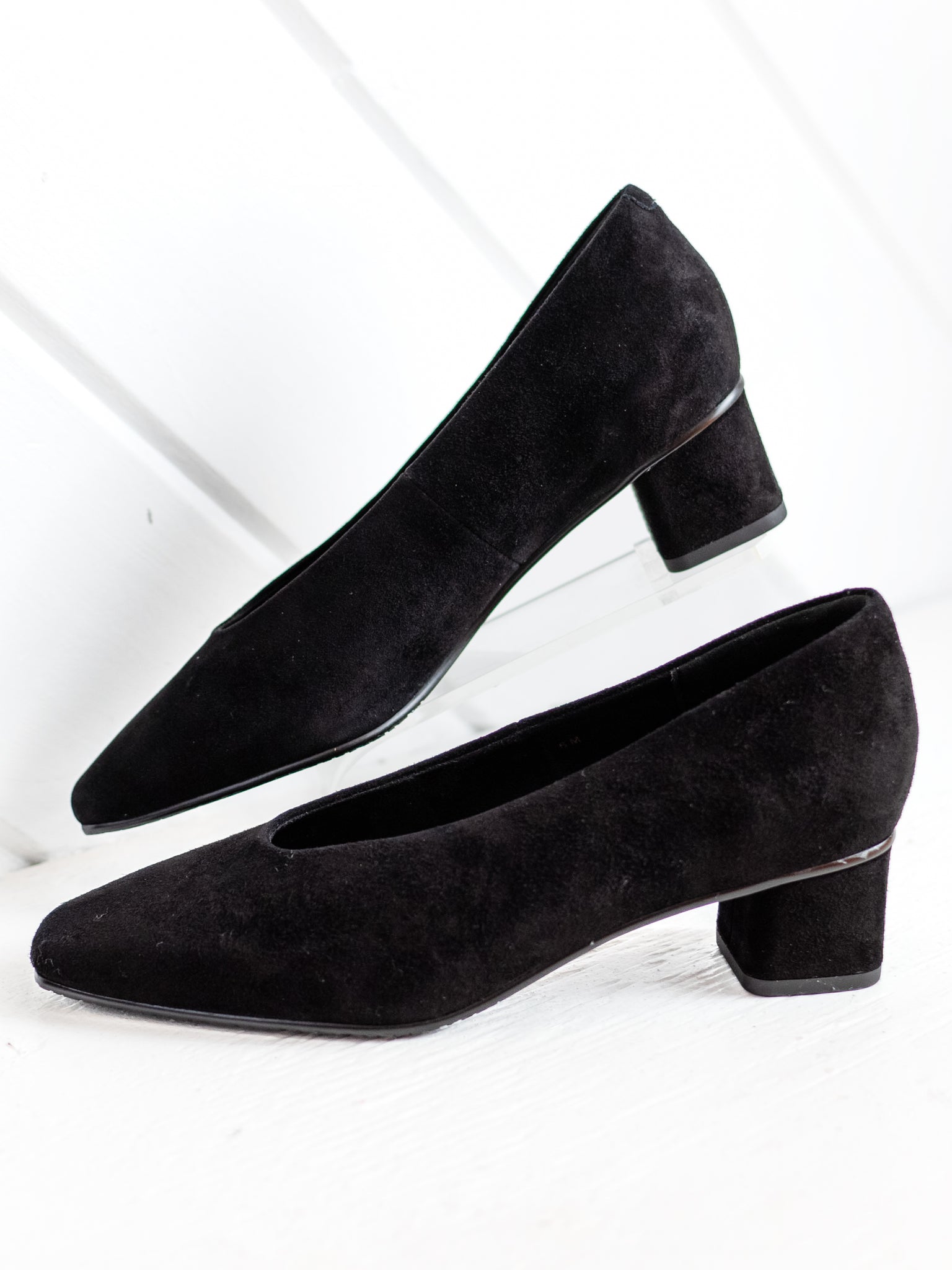 Solara Black Suede by Vaneli