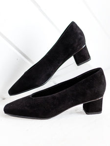 Solara Black Suede by Vaneli