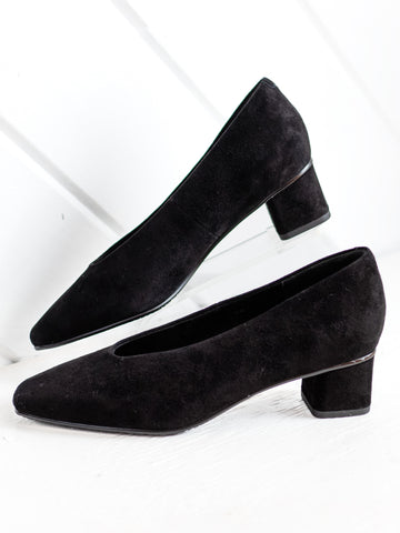 Solara Black Suede by Vaneli