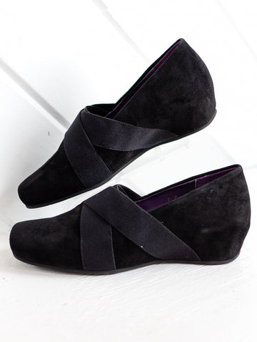 Maiya Black Suede by Vaneli